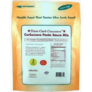 Dixie Carb Counters Carbonara Pasta Sauce Mix:  Grocery 