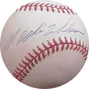 Mookie Wilson Autographed Baseball   Autographed Baseballs:  