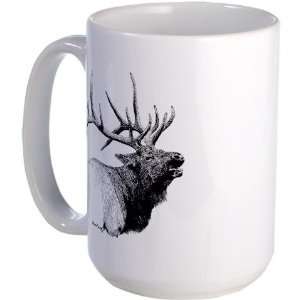  Bull Elk Nature Large Mug by CafePress: Everything Else