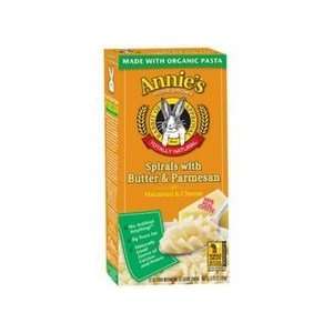 Annies Homegrown Spirals with Butter & Parmesan (12x5.25Oz)  