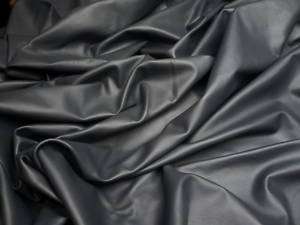 1K479 STEELY BLUE! Leather Upholstery COW HIDE Skins  