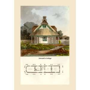  Stewards Cottage 20X30 Canvas Giclee: Home & Kitchen