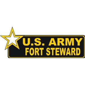  United States Army Fort Steward Bumper Sticker Decal 6 6 