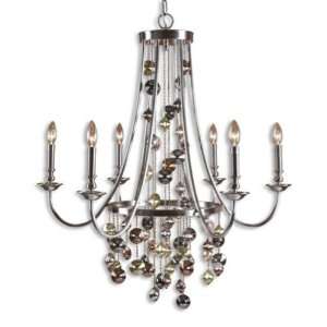  Uttermost Carisa 6 Light Large Candle Chandelier: Home 