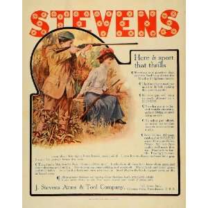  1908 Ad J Stevens Arms Tool Gun Hunting Sport Shooting 