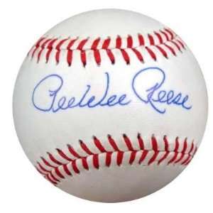  Autographed Pee Wee Reese Baseball   NL PSA DNA #M55434 