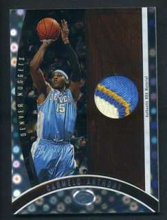 2006 07 Bowman Elevation Carmelo Anthony Executive Level Patch Jersey 