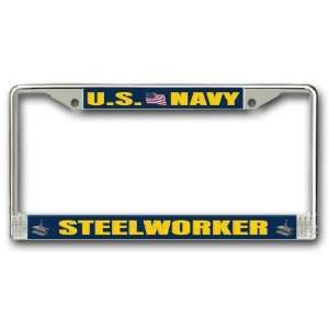  US Navy Steelworker License Plate Frame: Everything Else
