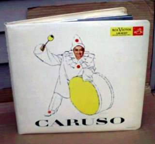 VINYL RECORDS IN THE ALBUM CARUSO AN ANTHOLOGY OF HIS ART ON 