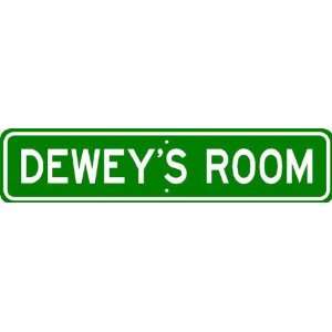  DEWEY ROOM SIGN   Personalized Gift Boy or Girl, Aluminum 