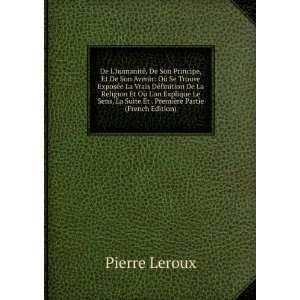   Suite Et . PremiÃ¨re Partie (French Edition) Pierre Leroux Books