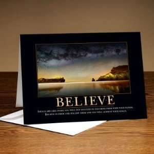  Successories Believe Starry Sky 25 Pack Greeting Cards 