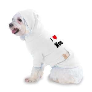   Noe Hooded T Shirt for Dog or Cat X Small (XS) White: Pet Supplies
