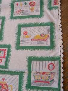   Feedsack Flour Sack Fabric Square Tablecloth Home Pictures  
