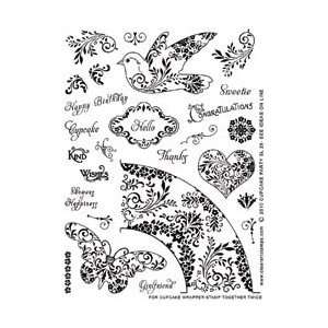  New   Crafty Secrets Clear Art Stamps Large 8X6 Sheet by 