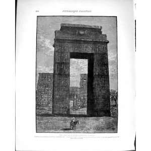  Palestine 1881 Ptolemy Euergetes Karnak Church Luxor