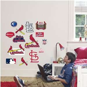 com St. Louis Cardinals Team Logo Assortment Peel & Stick Fathead Jr 