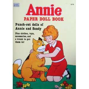 Little Orphan ANNIE PAPER DOLL Book UNCUT w Punch Out Annie & Sandy 