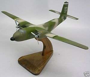 Caribou De Havilland C7 Airplane Wood Model Big New  