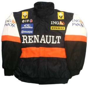 Renault F1 Jacket Black and Orange