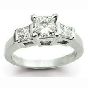   Princess Cut Diamond Ring (0.90 ct.tw.): Evyatar Rabbani: Jewelry