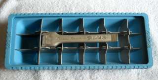 VINTAGE PLASTIC MAGIC TOUCH SPIL GARD ICE CUBE TRAY  