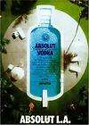 Absolut L.A. Los Angeles Pool Ad Postcard from Japan