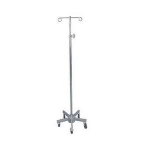  Drive Medical 13022 2 Hook Deluxe Heavy Weight I.V. Pole 