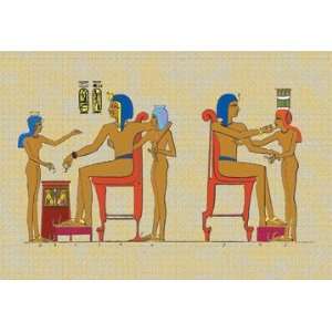  Ramses III Playing at Draughts 12x18 Giclee on canvas 