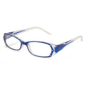  A.J Morgan Minnie Cobalt Blue Reading Glasses: Health 