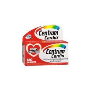 Centrum Multivitamin/Multimineral Cardio, 120 Tablets (Pack of 2)