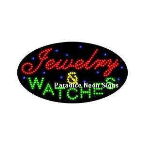  Jewelry and Watches LED Sign (Oval): Sports & Outdoors