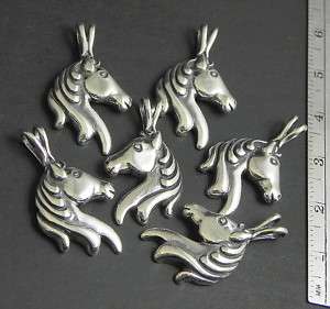   Sterling Silver Horse Pendants Jewelry Findings Components castings