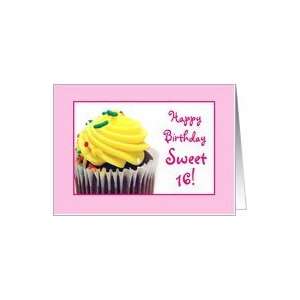  Birthday Cupcake   Sweet 16 Card: Toys & Games