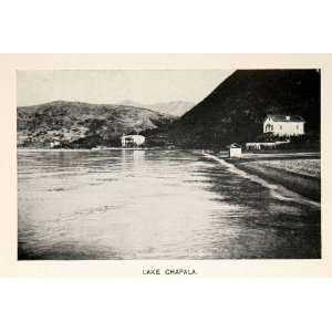  1912 Print Lake Chapala Mexico Freshwater Lago De 