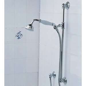   Nickel Royale Single Function Hand Shower with Hose and Side Bar 3046