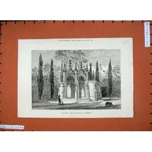   1882 Mausoleum Princess Charlotte Claremont Trees Art: Home & Kitchen