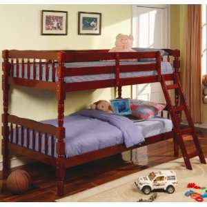  Corinth Twin Bunk Bed w/Ladder by Coaster