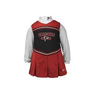   Falcons 4T Toddler Cheerleader Dress Girls Set 2pc