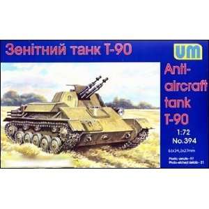  UNIMODELS   1/72 T90 Soviet Anti Aircraft Tank (Plastic 