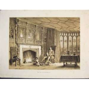  Southam Gloucesterhire England Antique Old Print Art: Home 