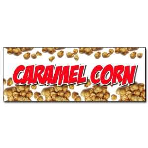    36 CARAMEL CORN DECAL sticker caramel popcorn new 