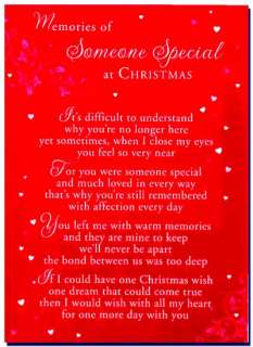 Memories of Someone Special at Christmas