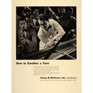  1941 Ad Young & Rubicam Advertising Band Sax Piano Tune 
