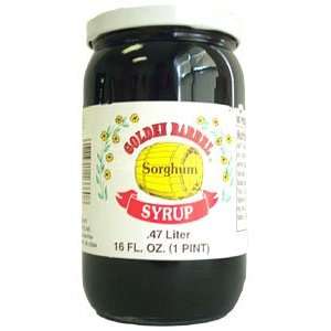 Golden Barrel Sorghum Syrup 16oz   4 Grocery & Gourmet Food
