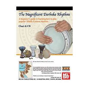    The Magnificient Darbuka Rhythms Chart/CD Set Musical Instruments