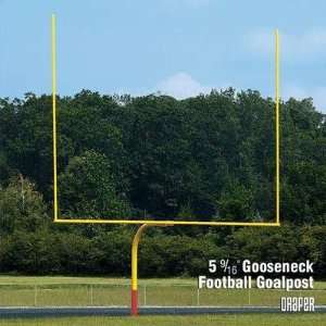  5 9/16 Gooseneck Football Goalposts Model 505125 Sports 