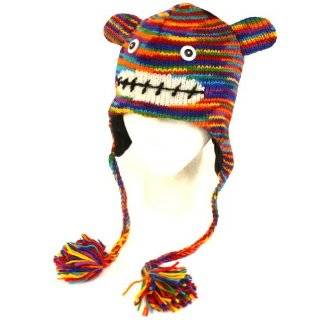   Handmade Knit Trooper Ski Hat Rainbow Monkey Explore similar items