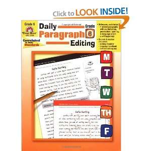  Daily Paragraph Editing, Grade 6 [Paperback] Ruth Foster Books