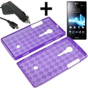 BW TPU Sleeve Gel Cover Skin Case for AT&T Sony Xperia Ion 